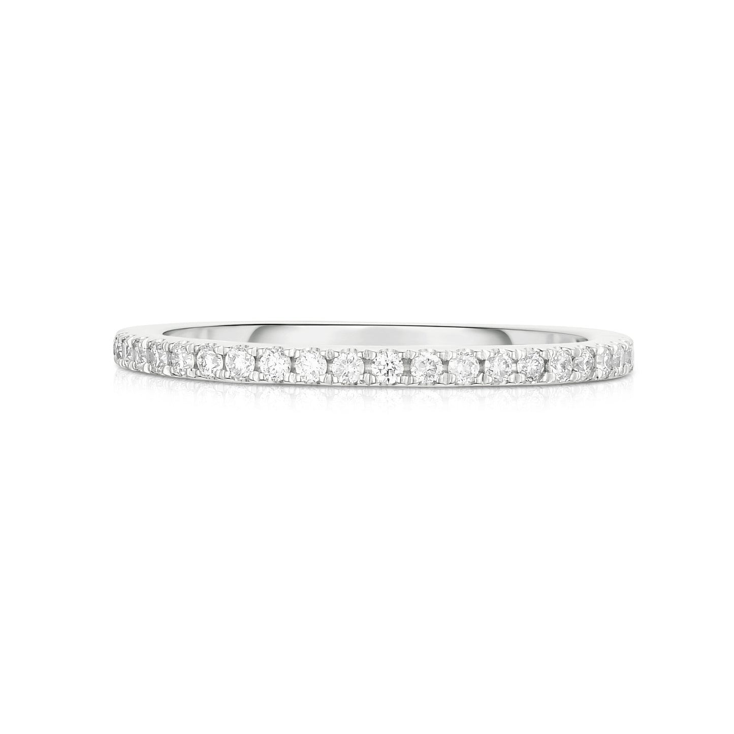 Stackable Pave Diamond Ring