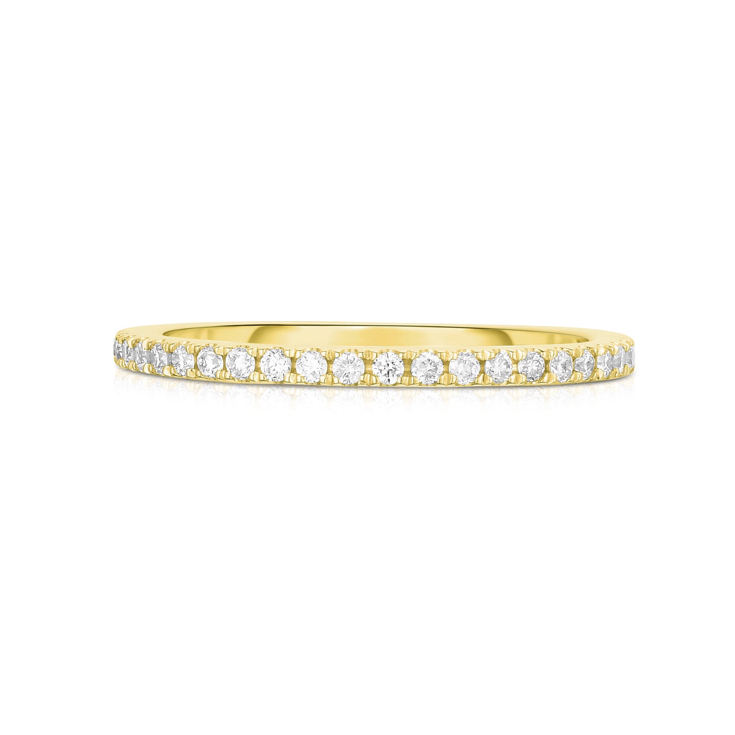 Stackable Pave Diamond Ring